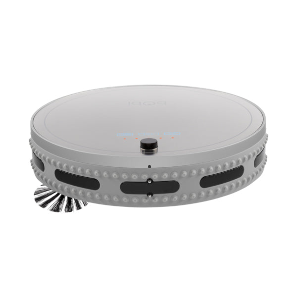 bObi Pet Robotic Vacuum Cleaner and Mop front view in silver