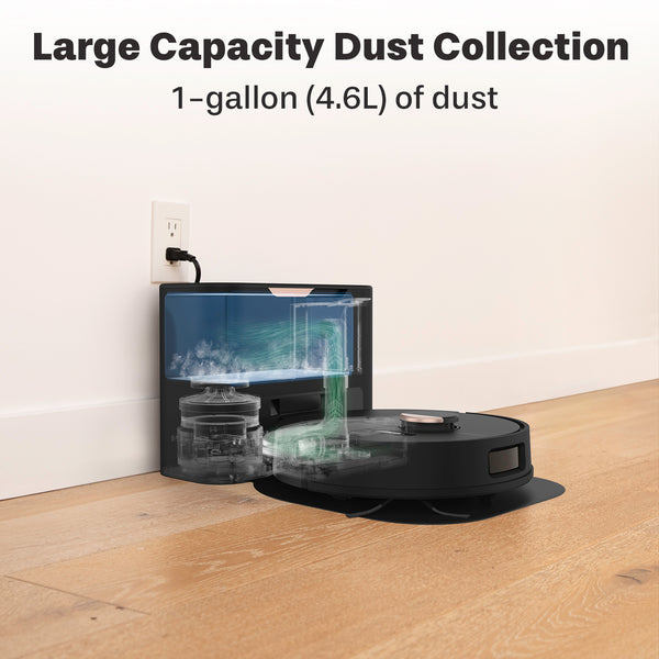 Dustin Plus Self-emptying Robot Vacuum & Mop