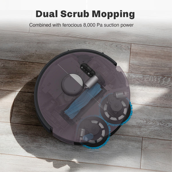 Dustin Combo Self-emptying Robot Vacuum & Mop