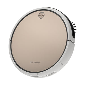 Bob Pro Robotic Vacuum Cleaner in gold angled