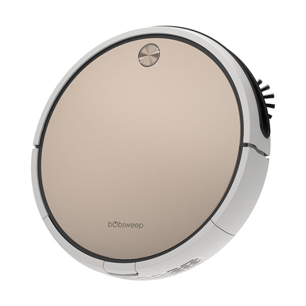Bob Pro Robotic Vacuum Cleaner in gold angled