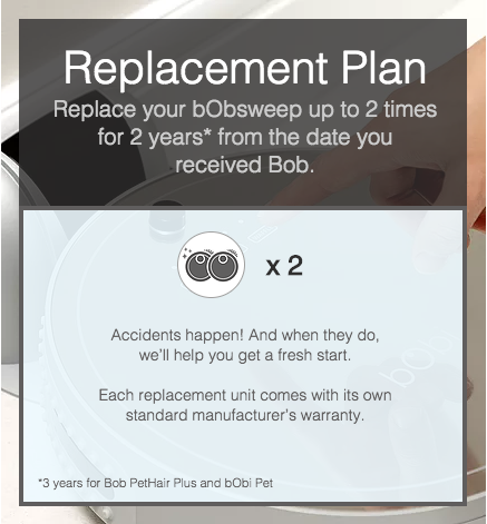 Replacement Plan what's included