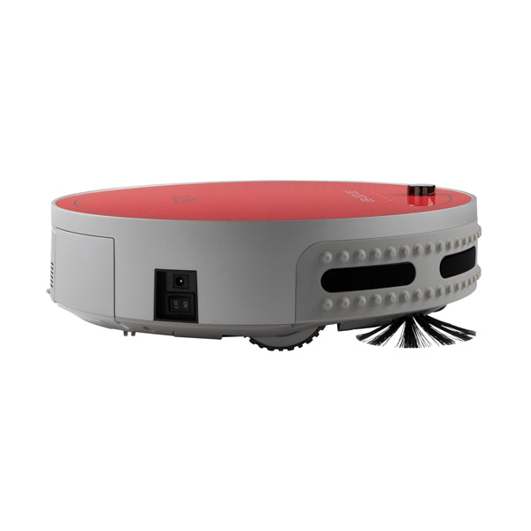 bObi Pet Robotic Vacuum Cleaner and Mop side view in scarlet