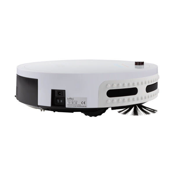 bObi Classic Robotic Vacuum Cleaner and Mop in snow side view
