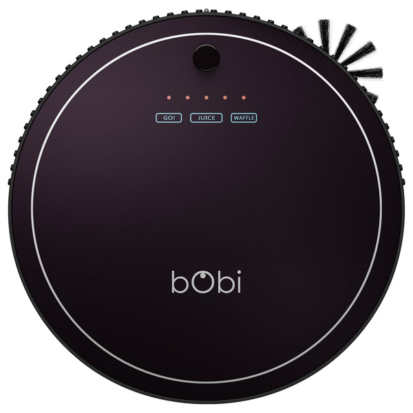 bObi Classic Robotic Vacuum Cleaner and Mop in blackberry