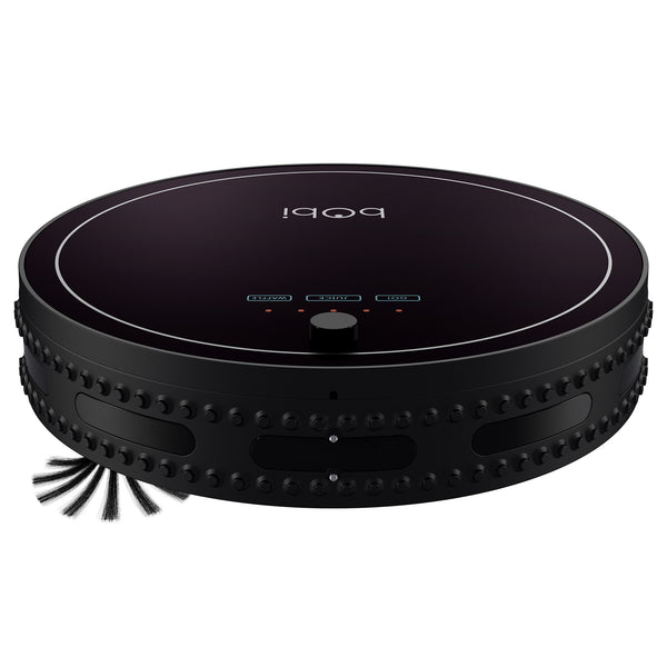 bObi Classic Robotic Vacuum Cleaner and Mop in blackberry front view