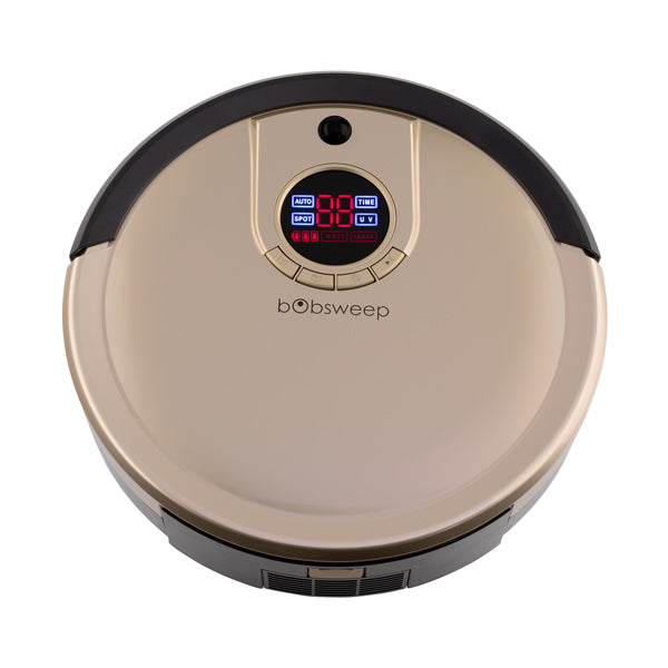 Bob Standard Robotic Vacuum Cleaner and Mop in champagne top view
