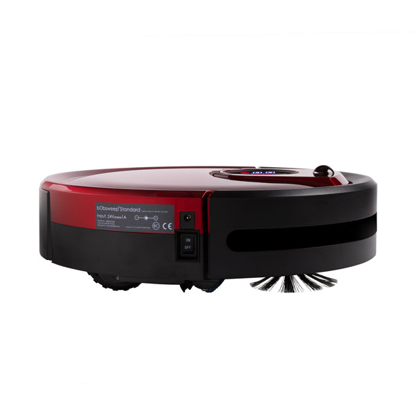 Bob Standard Robotic Vacuum Cleaner and Mop in rouge side view