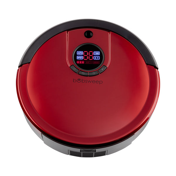 Bob Standard Robotic Vacuum Cleaner and Mop in rouge top view